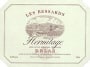 Delas Hermitage Les Bessards 1996 Front Label