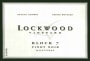 Lockwood Block 7 Pinot Noir 2013 Front Label