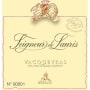Arnoux et Fils Vacqueyras Seigneur de Lauris 2010 Front Label