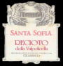 Santa Sofia Recioto della Valpolicella Classico 2009 Front Label