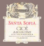 Santa Sofia Gioe Amarona della Valpolicella Classico 1997 Front Label