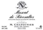M. Chapoutier  Muscat de Rivesaltes (half-bottle) 1998 Front Label