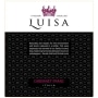 Tenuta Luisa Cabernet Franc 2014 Front Label