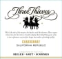 Three Thieves California Republic Chardonnay 2015 Front Label