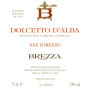Brezza San Lorenzo Dolcetto d'Alba 2014 Front Label