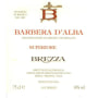 Brezza Barbera d'Alba Superiore 2012 Front Label