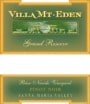 Villa Mt. Eden Grand Reserve Pinot Noir 1998 Front Label