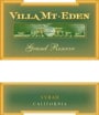 Villa Mt. Eden Grand Reserve Syrah 1997 Front Label
