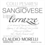 Claudio Morelli Terrazze Sangiovese 2013 Front Label