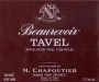 M. Chapoutier  Tavel Beaurevoir Rose 1998 Front Label