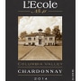 L'Ecole 41 Chardonnay 2014 Front Label