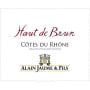 Alain Jaume Cotes du Rhone Haut de Brun Rouge 2014 Front Label