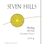 Seven Hills Winery Riesling 2014 Front Label