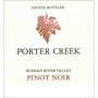 Porter Creek Russian River Estate Pinot Noir 2013 Front Label