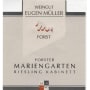 Eugen Muller Forster Mariengarten Riesling Kabinett 2014 Front Label