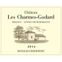 Chateau Les Charmes-Godard Blanc 2014 Front Label