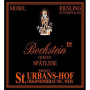 Nik Weis St. Urbans-Hof Ockfener Bockstein Spatlese 2013 Front Label
