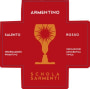 Schola Sarmenti Salento Armentino Rosso 2012 Front Label
