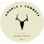 Angels & Cowboys Rose 2015 Front Label