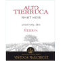 Alto Tierruca Reserva Pinot Noir 2014 Front Label