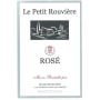 Domaines Bunan Le Petit Rouviere Rose 2015 Front Label