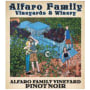 Alfaro Family Estate Pinot Noir 2013 Front Label