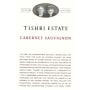 Tishbi Estate Cabernet Sauvignon (OU Kosher) 2009 Front Label