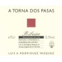 Luis A. Rodriguez Vazquez A Torna Dos Pasas 2010 Front Label