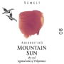 Semeli Mountain Sun Red 2012 Front Label