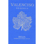Valenciso Reserva 2008 Front Label