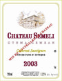 Semeli Cabernet Sauvignon 2003 Front Label
