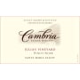 Cambria Julia's Vineyard Pinot Noir 2013 Front Label