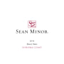 Sean Minor Sonoma Coast Pinot Noir 2013 Front Label