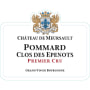 Chateau de Meursault Pommard Clos des Epenots Premier Cru 2012 Front Label