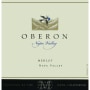 Oberon Merlot 2014 Front Label