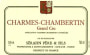 Domaine Serafin Charmes-Chambertin Grand Cru 2008 Front Label