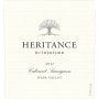 Heritance Rutherford Cabernet Sauvignon 2012 Front Label