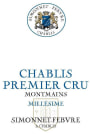 Simonnet-Febvre Chablis Montmains Premier Cru 2010 Front Label