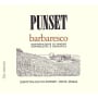 Punset Barbaresco 2008 Front Label