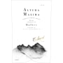 Bodega Colome Altura Maxima Malbec 2012 Front Label