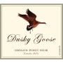 Dusky Goose Pinot Noir 2008 Front Label
