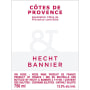 Hecht & Bannier Cotes de Provence Rose 2015 Front Label