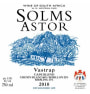 Solms Delta Vastrap White 2010 Front Label