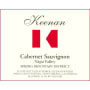 Keenan Napa Valley Cabernet Sauvignon (375ML half-bottle) 2012 Front Label