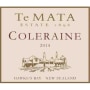 Te Mata Coleraine 2014 Front Label