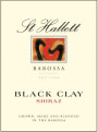 St Hallett Black Clay Shiraz 2015 Front Label