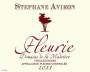Stephane Aviron Fleurie Domaine de la Madriere 2011 Front Label