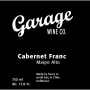 Garage Wine Co. Cabernet Franc 2013 Front Label