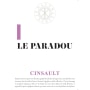 Le Paradou Cinsault 2015 Front Label