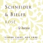 Schneider & Bieler Le Breton Rose 2015 Front Label
